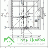 План кровли частного дома